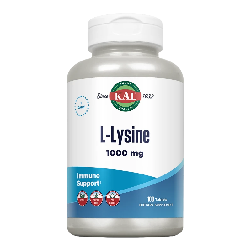 L-Lysine 1.000 Mg · KAL · 100 Comprimidos