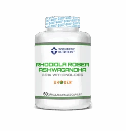 Rhodiola Rosea + Ashwagandha · Scientiffic Nutrition · 60 Cápsulas