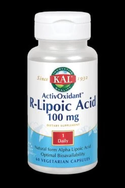 Acido R-Lipoico 100 Mg · KAL · 60 Cápsulas