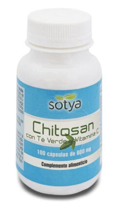 Chitosan Con Te Verde Y Vitamina C · Sotya · 100 Cápsulas