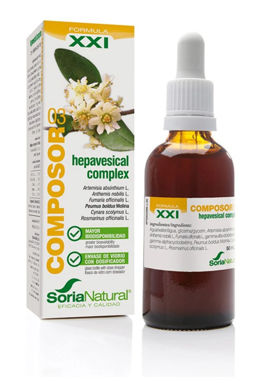 Composor 03 - Hepavesical Complex XXI · Soria Natural · 50 Ml