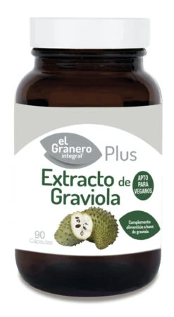 Extracto De Graviola · El Granero Integral · 90 Cápsulas