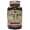 Ácido Alfa Lipoico 120 Mg · Solgar · 60 Cápsulas