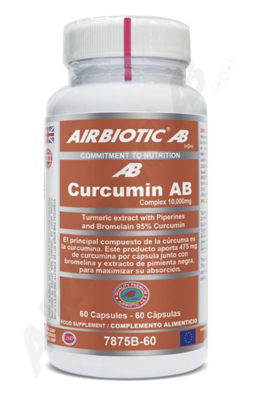 Curcumin AB Complex 10.000 Mg · Airbiotic · 60 Cápsulas