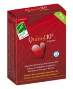 Quinol 10 - 50 Mg · 100% Natural · 30 Cápsulas