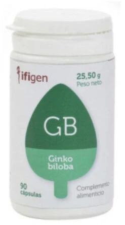 GB - Ginkgo Biloba · Ifigen · 90 Cápsulas