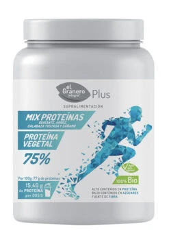 Proteína Vegetal - Mix Proteínas BIO · El Granero Integral · 500 Gramos