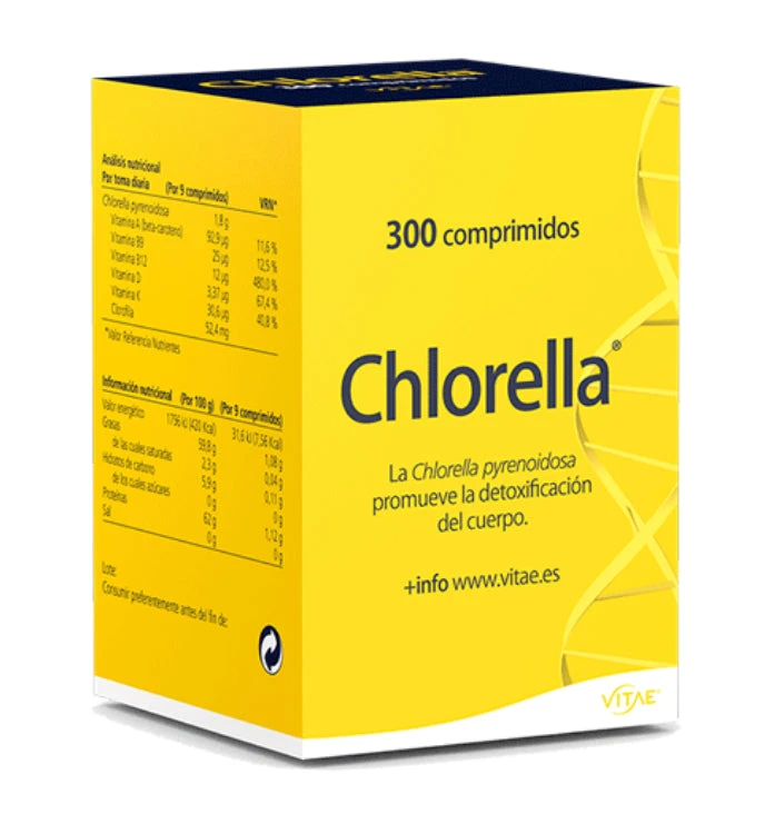 Chlorella · Vitae · 300 Comprimidos