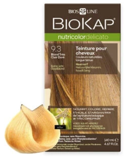 Biokap Nutricolor Delicato 9.3 Rubio Muy Claro Dorado · Biokap · 140 Ml