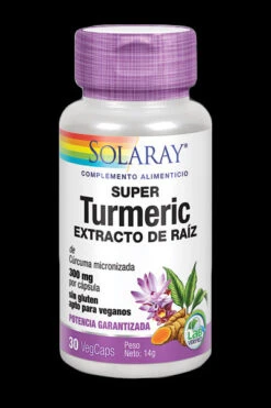 Super Turmeric (Curcuma) · Solaray · 30 Cápsulas