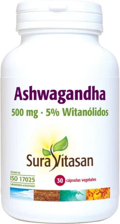 Ashwagandha · Sura Vitasan · 30 Cápsulas