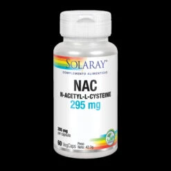 NAC (N-Acetil-Cisteina) 295 Mg · Solaray · 60 Cápsulas