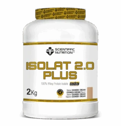 Isolat 2.0 Plus Whey Protein: Sabor Cookies Cream · Scientiffic Nutrition · 2 Kg