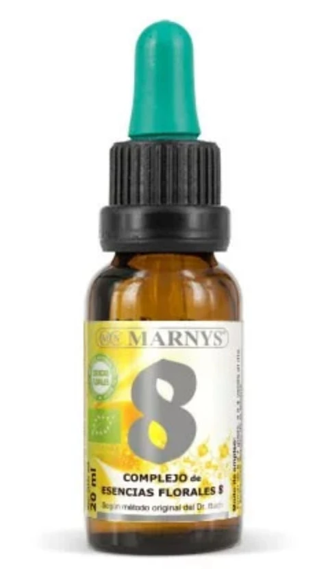Complejo De Esencias Florales Nº8 - Atrevimiento-Osadía · Marnys · 20 Ml