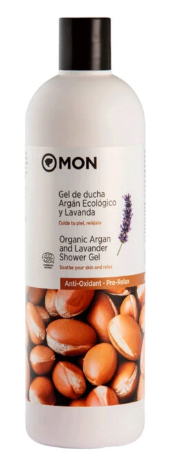Gel De Ducha De Argán Ecológico Y Lavanda · MON · 750 Ml
