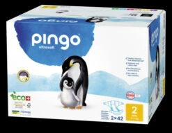 Pañales Ecológicos Talla 2 Mini · Pingo · 84 Unidades