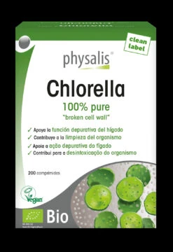 Chlorella · Physalis · 200 Comprimidos