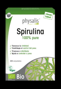 Spirulina · Physalis · 200 Comprimidos