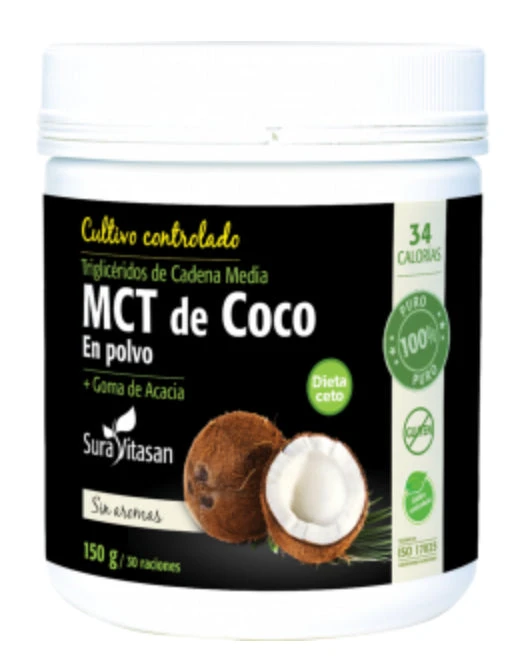 MCT De Coco En Polvo · Sura Vitasan · 150 Gramos
