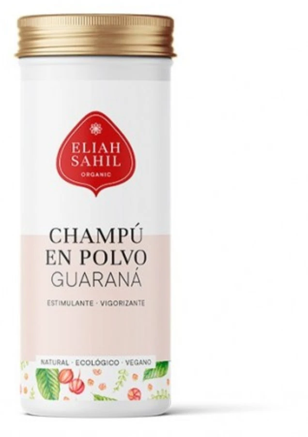 Champú En Polvo Guaraná · Eliah Sahil · 100 Gramos