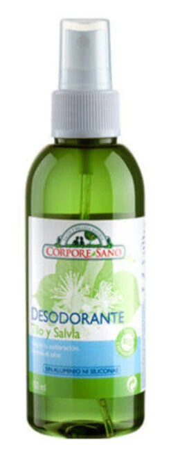 Desodorante Spray De Tilo Y Salvia · Corpore Sano · 150 Ml