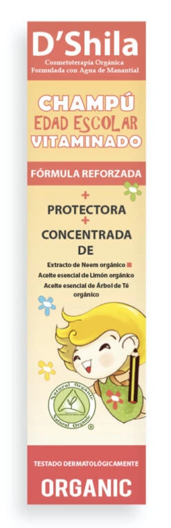 Champú Vitaminado Edad Escolar · D'Shila · 250 Ml