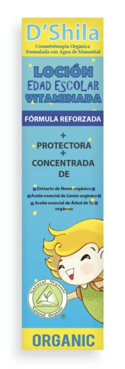 Loción Vitaminada Edad Escolar · D'Shila · 250 Ml