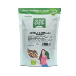 Mezcla 6 Semillas Para Ensalada Bio · Naturgreen · 450 Gramos