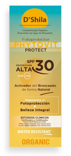 Bronceador Phytovit SPF 30 · D'Shila · 100 Ml