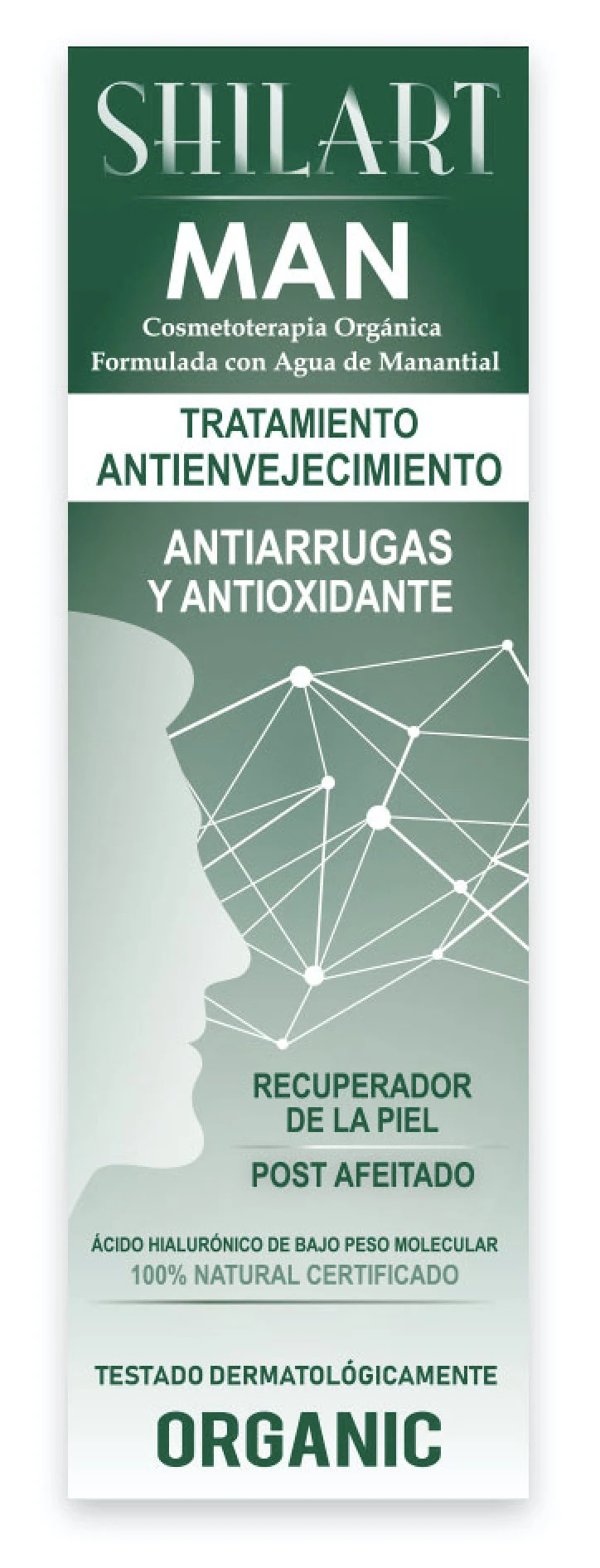 Emulsión Facial Man · Shilart · 120 Ml