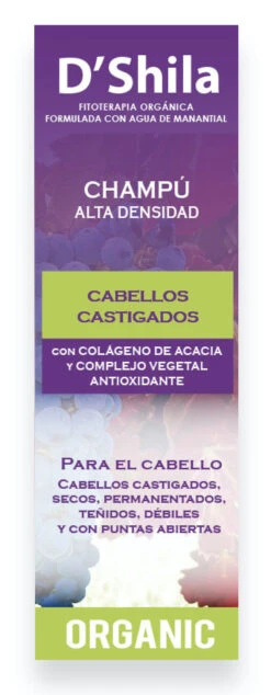 Champú Alta Densidad Cabellos Castigados · D'Shila · 125 Ml