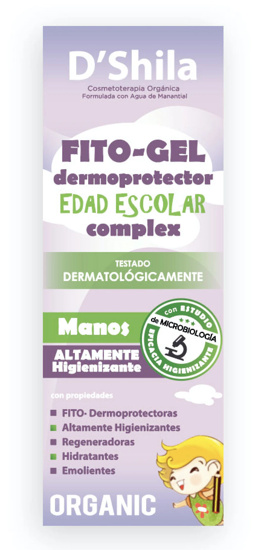 Fito-Gel Dermoprotector Edad Escola · D'Shila · 100 Ml