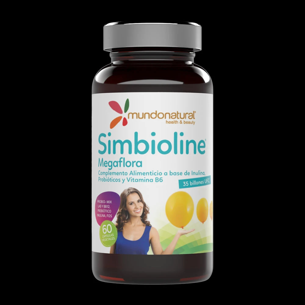Simbioline Megaflora (Vientre Plano) · Mundo Natural · 60 Cápsulas