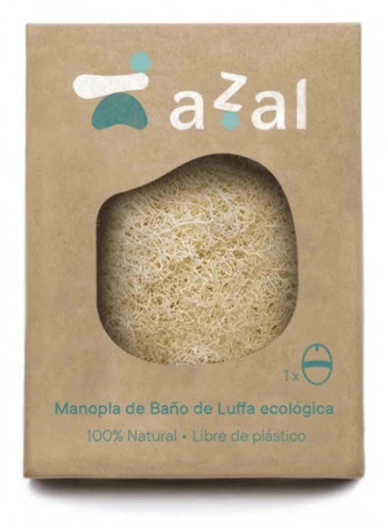 Manopla De Baño Ovalada De Luffa Ecológica · Azal