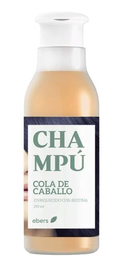 Champú De Cola De Caballo Y Biotina · Ebers · 250 Ml