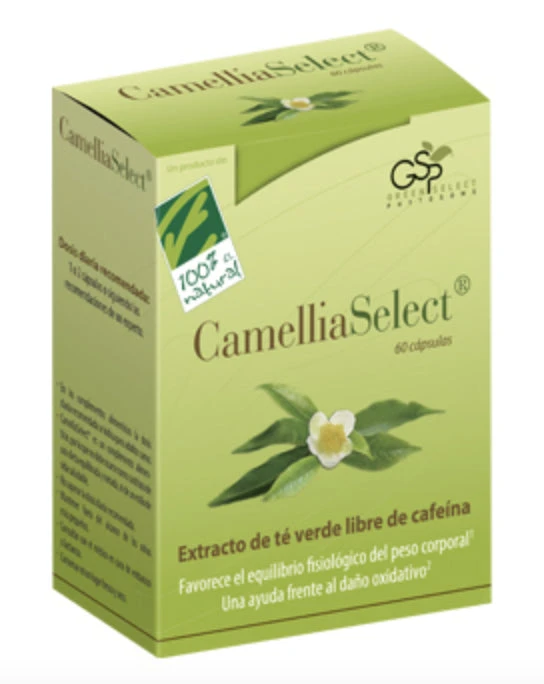Camellia Select · 100% Natural · 60 Cápsulas