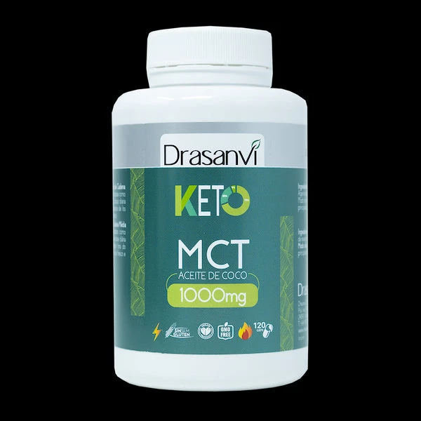MCT Aceite De Coco 1.000 Mg KETO 路 Drasanvi 路 120 Perlas
