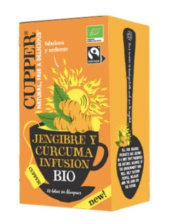 Jengibre Y Cúrcuma BIO · Cupper · 20 Filtros