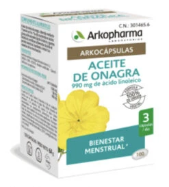 Arkocapsulas Aceite De Onagra · Arkopharma · 100 Perlas