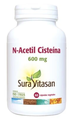 N-Acetil-Cisteína (NAC) 600 Mg · Sura Vitasan · 60 Cápsulas