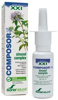 Composor 16 - Sinusol Complex XXI · Soria Natural · 25 Ml
