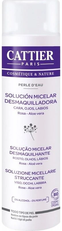 Solución Micelar Desmaquilladora · Cattier · 300 Ml
