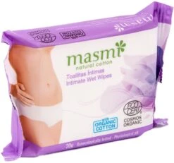 Toallitas Húmedas Íntimas Femeninas · Masmi · 20 Unidades