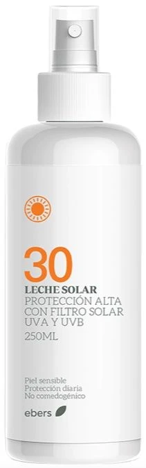 Leche Solar Adulto FPS30+ · Ebers · 250 Ml