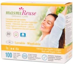 Compresa De Día Con Alas De Tela Lavable · Masmi