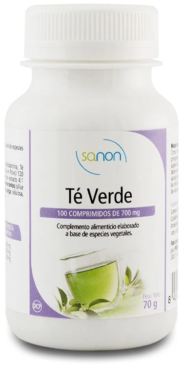 Té Verde · Sanon · 100 Comprimidos