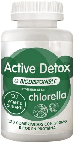 Active Detox Chlorella · Energy Feelings · 120 Comprimidos
