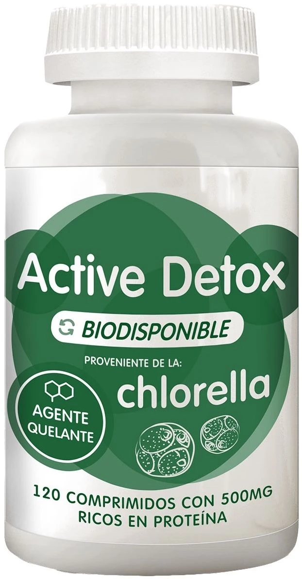 Active Detox Chlorella · Energy Feelings · 120 Comprimidos