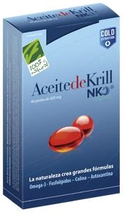 Aceite De Krill NKO · 100% Natural · 40 Perlas
