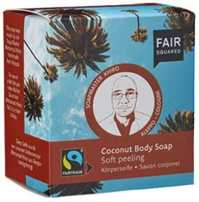 Duplo Jabón Corporal Exfoliante Suave De Coco · Fair Squared · 2x80 Gramos